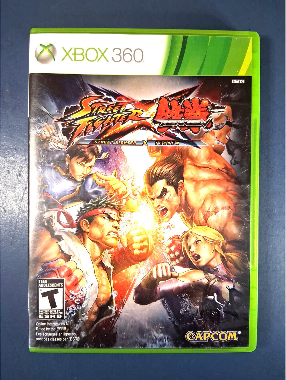 Street Fighter X Tekken Microsoft Xbox 360 Complete In Box With Manual CIB